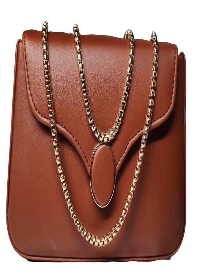 DONSON Sling Crossbody Shoulder bag for womens & Girls(BROWN) - Image 1